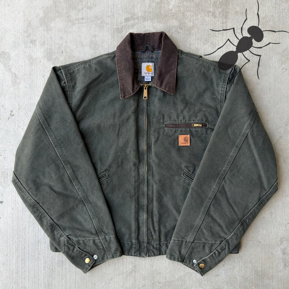 Carhartt J97 MOS green Detroit work wear jacket